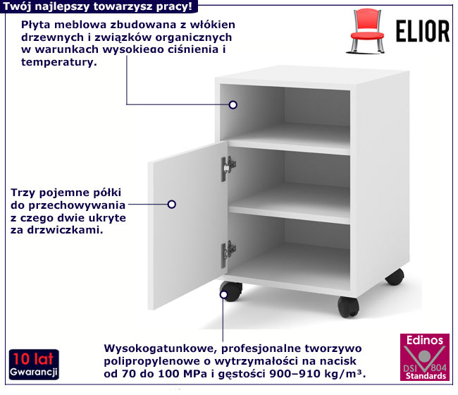 Biały kontenerek Danila