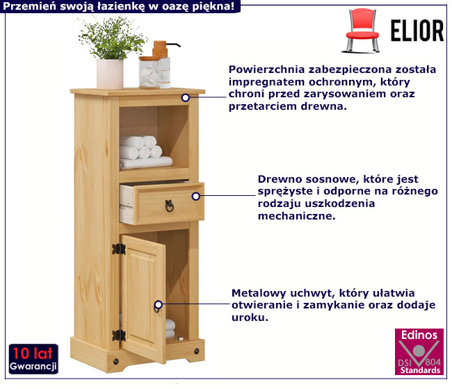 Szafka łazienkowa Gaxo 3X