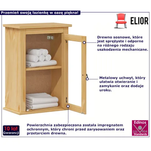 Szafka łazienkowa ścienna Juweti 6X