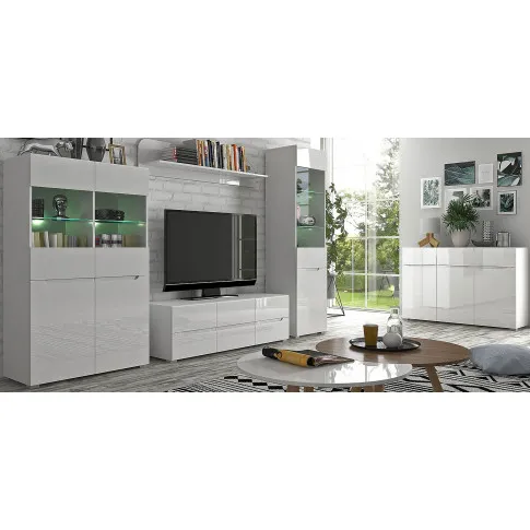 Komplet białych mebli do salonu Kenai 13X