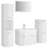 Zestaw mebli łazienkowych Fogrux 3X biały połysk
