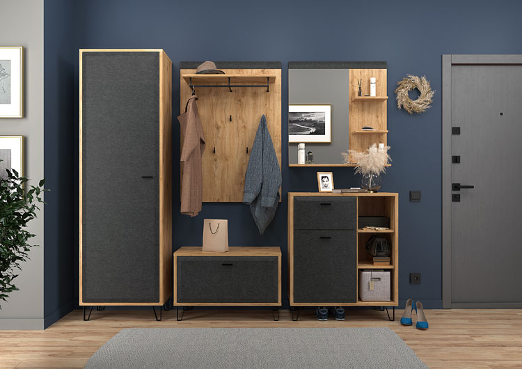 5-częściowy zestaw mebli do przedpokoju Grelona 14X