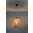 Fotografia Skandynawska lampa wisząca z drewnianym kloszem - EX550-Bailey z kategorii Lampy wiszące