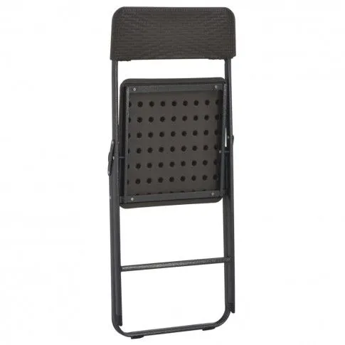 złożone krzesło z zestawu mebli ogrodowych brent 2x