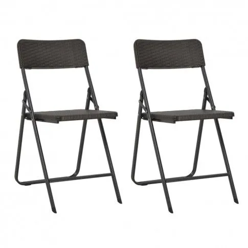 krzesła z zestawu mebli ogrodowych brent 2x