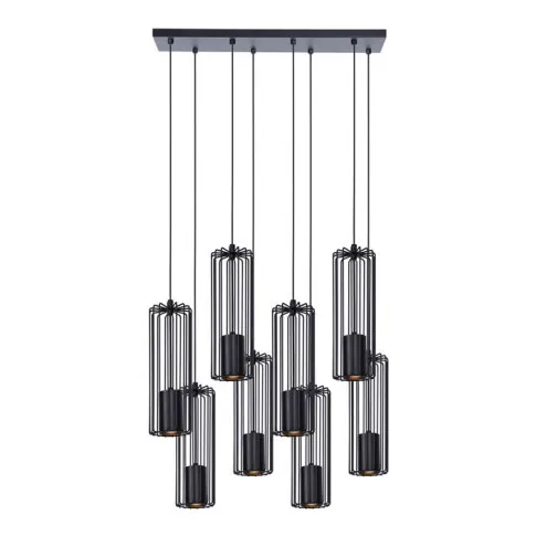 Zdjęcie produktu Czarna duża industrialna lampa wisząca nad stół - S777-Millor.