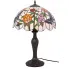 Lampa stołowa witrażowa w kwiaty A657-Afla
