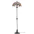 Lampa stojąca retro z witrażowym kloszem A658-Afla