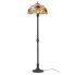 Lampa podłogowa w słoneczniki z witrażowym kloszem A662-Ahra
