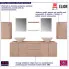 Komplet mebli łazienkowych Vilego3X kolor beżowy