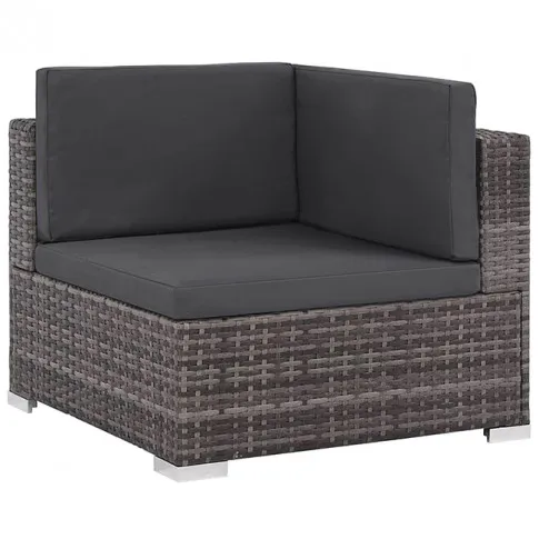 Szary zestaw ogrodowy 6-częściowy Bero 6B