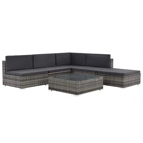 Szary zestaw ogrodowy 6-częściowy Bero 6B