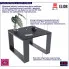 Kwadratowy minimalistyczny stolik do salonu Juna 5X