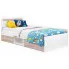 Dziecięce łóżko z szufladami i zagłówkiem 90x200 - Melita