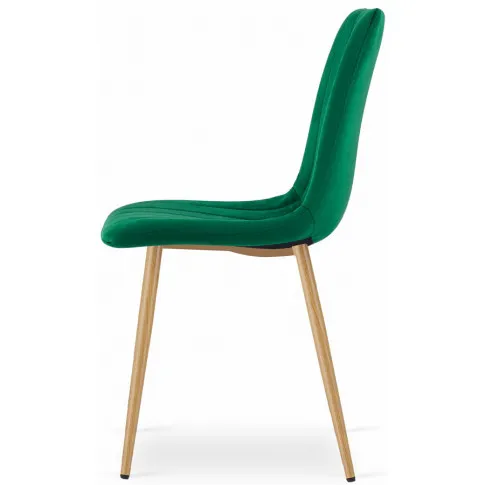 ciemnozielone krzeslo tapicerowane welurowe fernando 3x