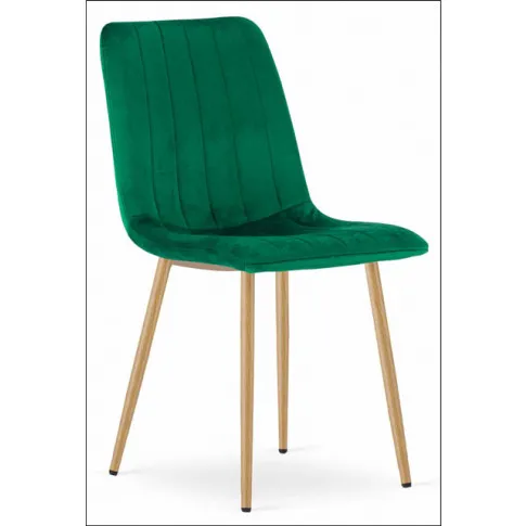 ciemnozielone nowoczesne krzeslo tapicerowane do salonu fernando 3x
