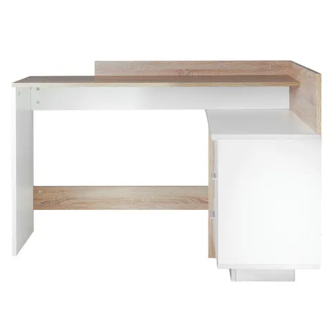 Minimalistyczne biurko w kształcie litery L Nestino 3X