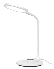 Biała regulowana lampka biurkowa LED / kinkiet - A681-Abla w sklepie Edinos.pl