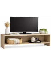 Skandynawska szafka pod TV dąb sonoma - Sarsa w sklepie Edinos.pl