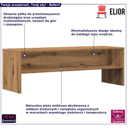 Klasyczna szafka RTV Boferi kolor artisan oak