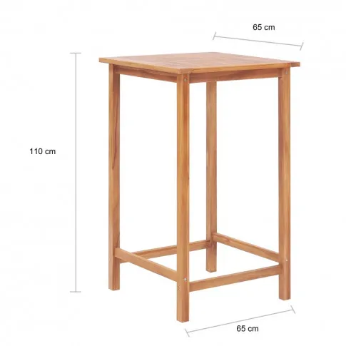 Wymiary stolika ogrodowego Connie