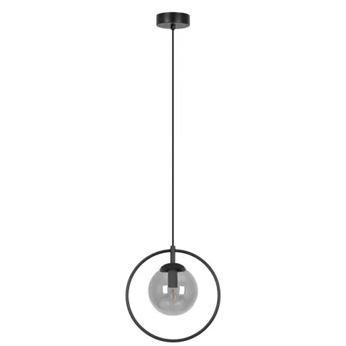 Grafitowa geometryczna lampa wisząca A691-Zera