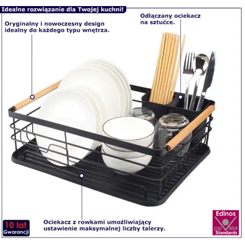 Stojąca suszarka na naczynia Flegris 15X