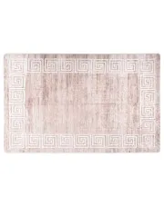 Prostokątny beżowy dywan w grecki wzór 150x230 cm - Gotix 7X w sklepie Edinos.pl