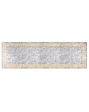 Szary stylowy dywan z greckim wzorem 80x300 cm - Gotix 5X w sklepie Edinos.pl