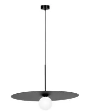 Duża lampa wisząca loft kapelusz z ruchomą tarczą - A695-Erga w sklepie Edinos.pl