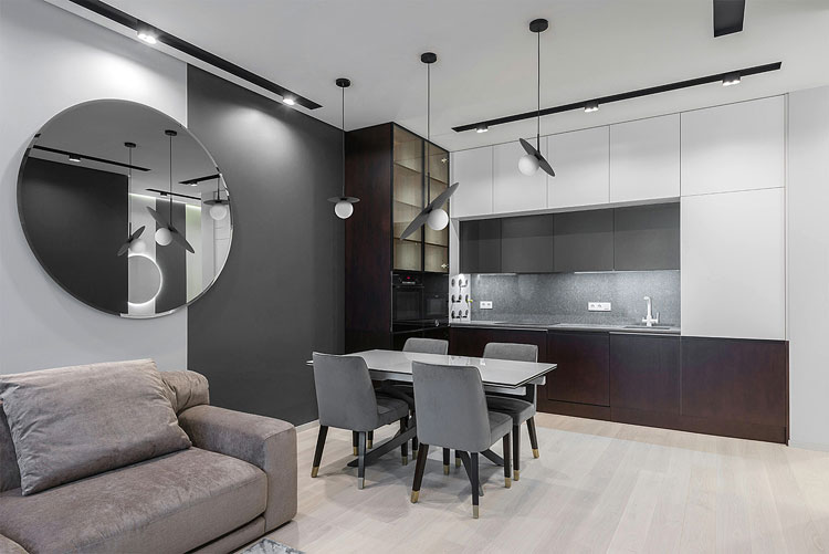  Lampa wisząca kapelusz z regulowanym kloszem A695-Akso