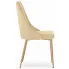 Tapicerowane krzesło do salonu Bionis beżowe