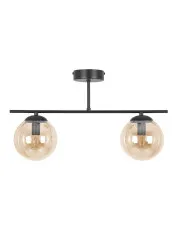 Bursztynowa podwójna lampa sufitowa loft - A704-Ekta w sklepie Edinos.pl