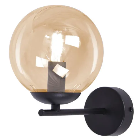 Bursztynowy industrialny kinkiet A706-Ekta