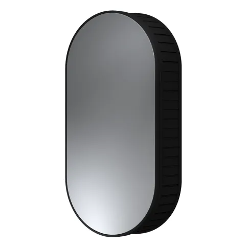 Czarna szafka łazienkowa z lustrem Emra 4X