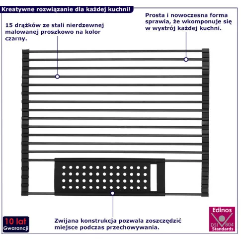 Ociekacz do naczyń i garnków Ziftos 4X