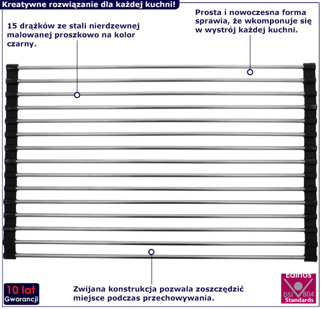 Suszarka do naczyń Monis 5X