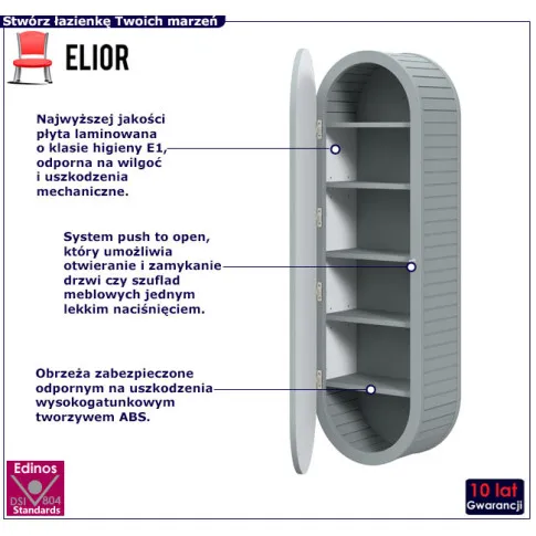 Wiszaca szafka do łazienki Emra