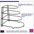 Metalowy organizer kuchenny na patelnie Gopox 5X