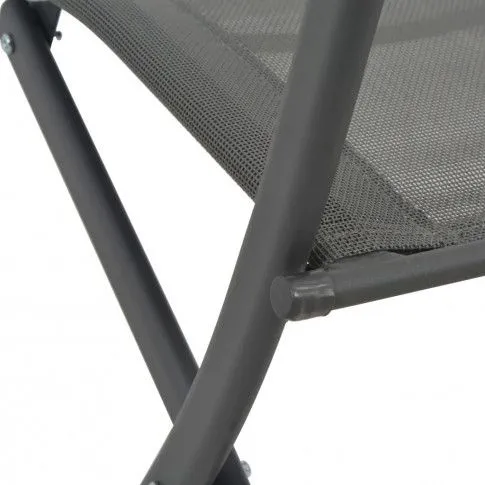 Szczegółowe zdjęcie nr 10 produktu Zestaw metalowych mebli ogrodowych Bevis 2X - szary