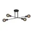 Industrialna czarna lampa sufitowa patyki A725-Akma