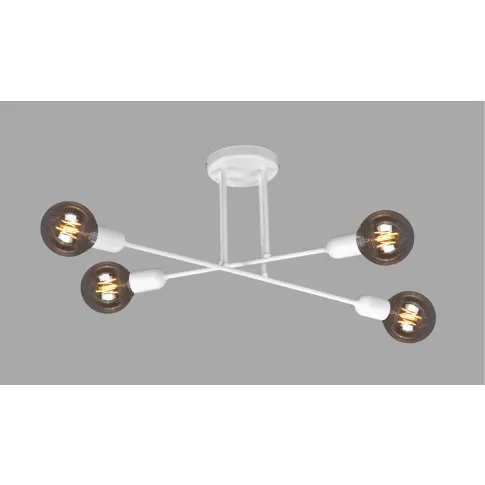 Biala lampa sufitowa loftowa patyki A725-Akma