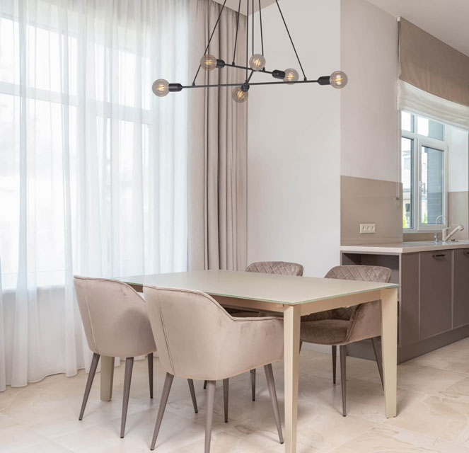 Czarna industrialna lampa wisząca patyki A728-Kazasa