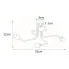 Wymiary lampy A729-Binta