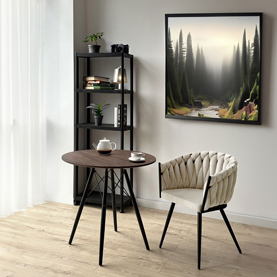 Welurowe krzesło Nerio 