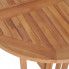 Szczegółowe zdjęcie nr 6 produktu Zestaw drewnianych mebli ogrodowych Simmons - brązowy