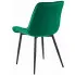 Ciemnozielone krzesło metalowe Sotion