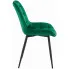 Ciemnozielone krzesło metalowe Sotion