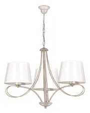 Klasyczna lampa wisząca z 3 abażurami retro - A740-Dorat w sklepie Edinos.pl