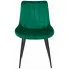 Ciemnozielone krzesło do jadalni Guan